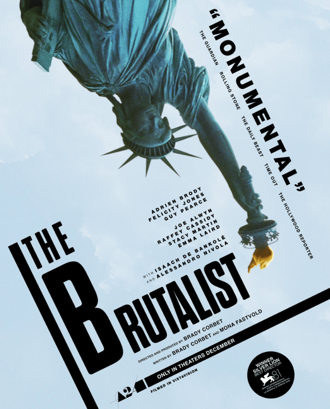 The Brutalist film poster