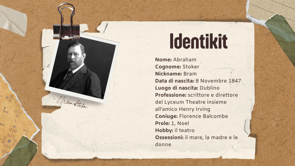 Identikit Bram Stoker