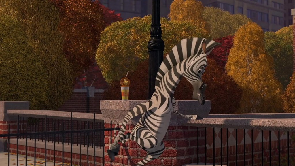 Marty in una scena di Madagascar