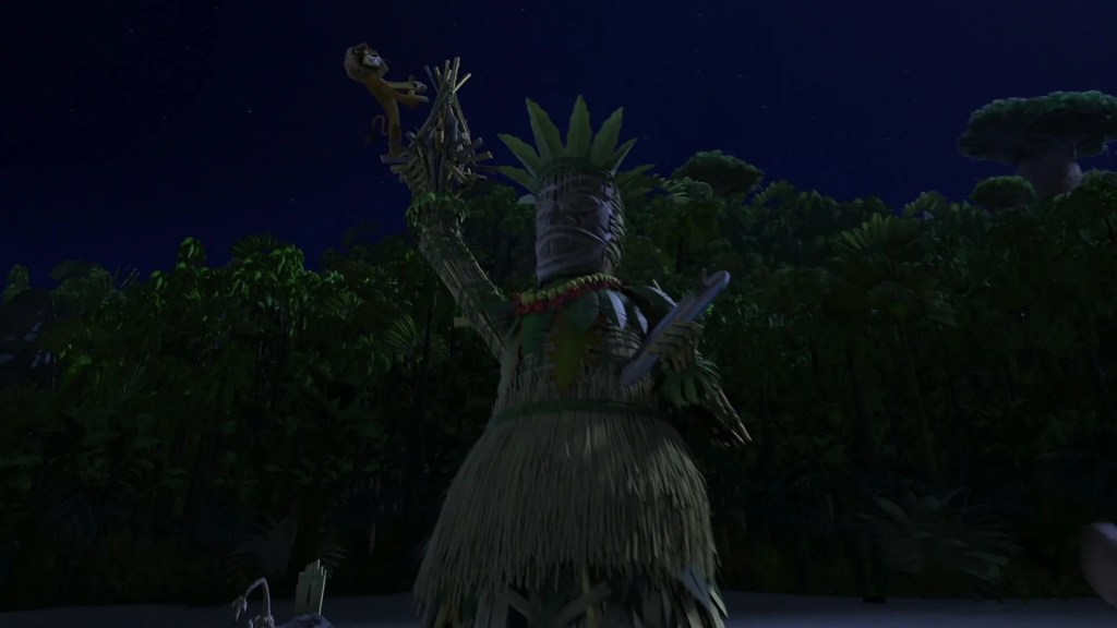 Statua della Libertà in una scena di Madagascar