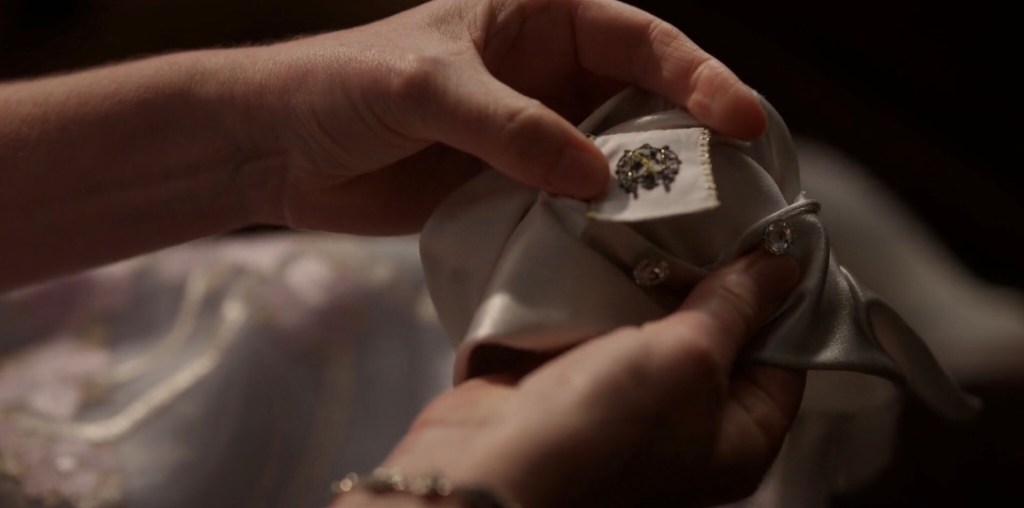 Guanto d’argento di Sophie in Bridgerton 4